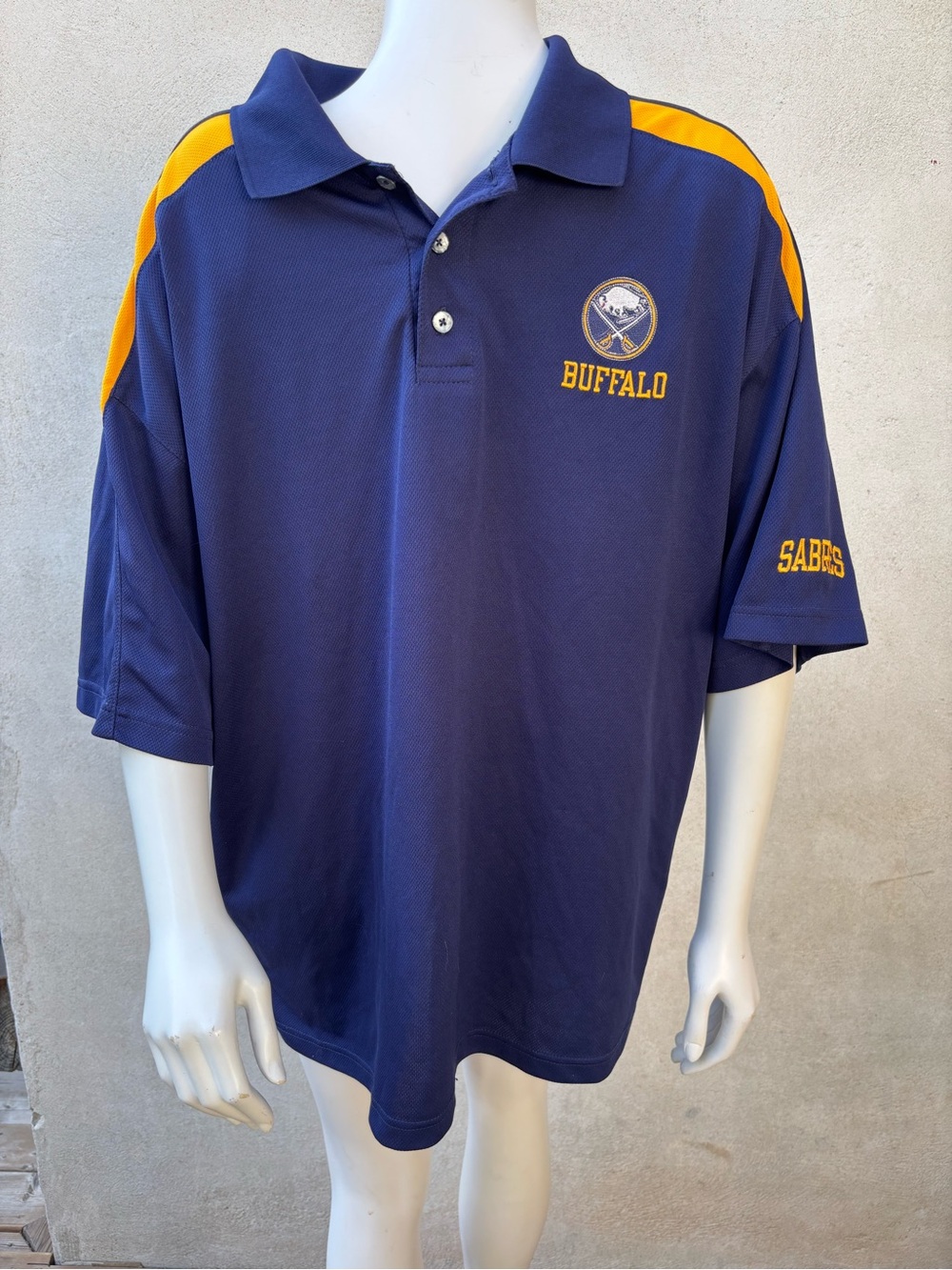 Buffalo Sabres NHL Vintage Polo Shirt Size XL - Knights Apparel